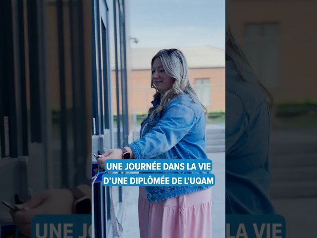 Suivez Virginie (éducation préscolaire et en enseignement primaire) dans sa journée à l’UQAM