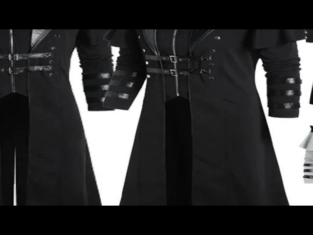Vídeo relacionado con FJKVKDT - Chaqueta medieval steampunk para hombre con cola de more, victoriana, renacentista, gótico, retro, Halloween, cosplay, traje de caballero para adulto, Negro , L