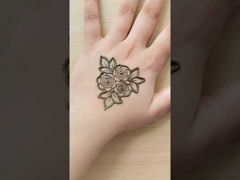 Rose Mehandi design #mehndi #henna #mehandidesigns #leastmehndi #rosemehndidesigns
