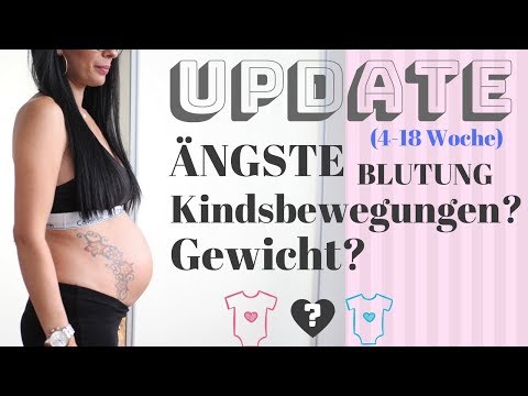 Schwangerschaftsupdate #1 / Große Ängste  I Gewichtszunahme I Ernährung I Kindsbewegungen