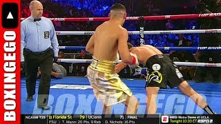 TEOFIMO LOPEZ KO'S DEVIN HANEY'S LAST OPPONENT (MASON MENARD) FULL FIGHT CHAT (WOW!) | BOXINGEGO