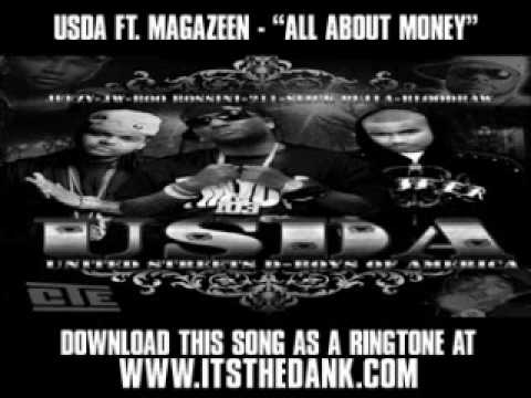 USDA FT. MAGAZEEN & SWAZY BABY - "ALL ABOUT MONEY" [ New Video + Lyrics + Download ]