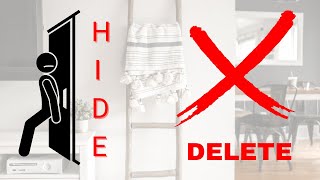 how to delete or hide a youtube channel