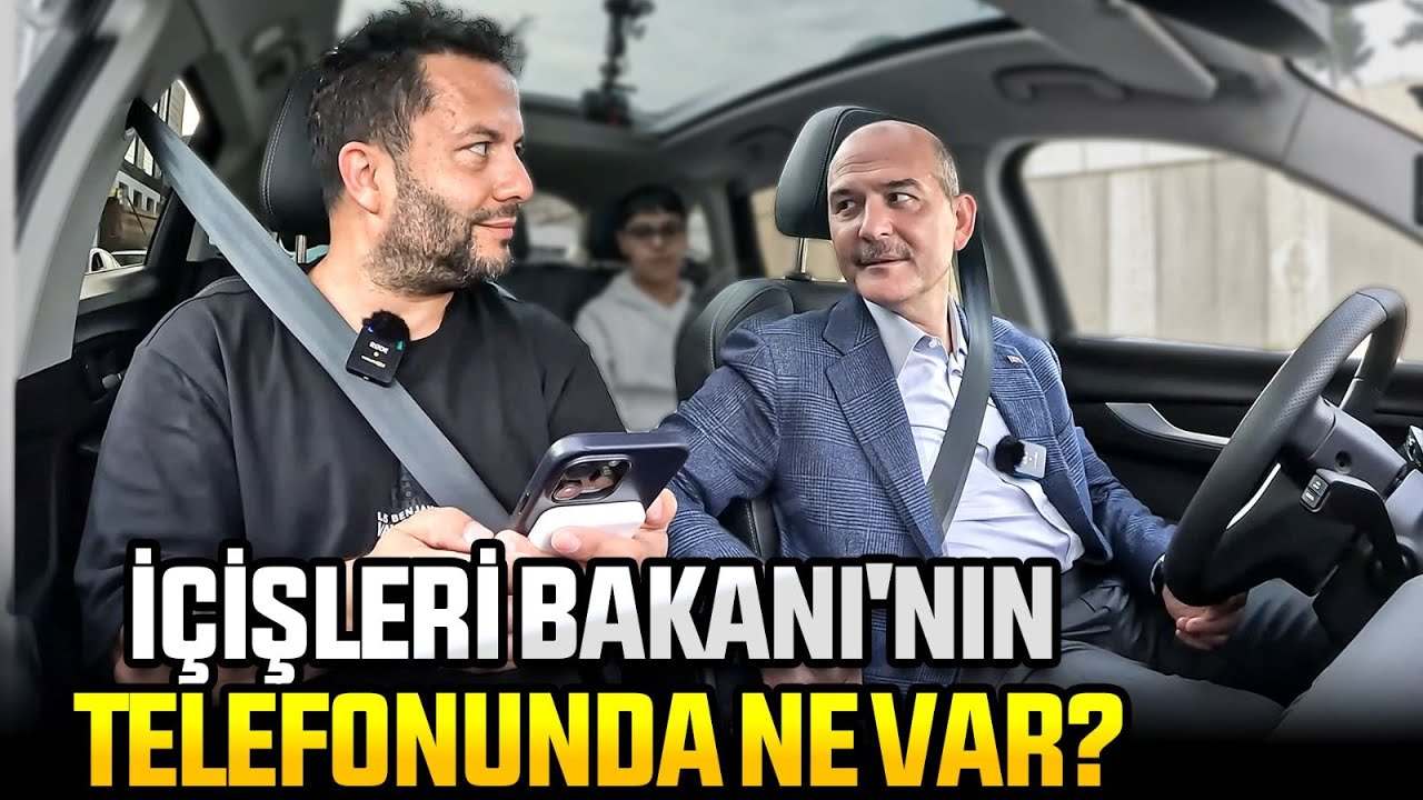 Süleyman Soylu'nun telefonunda ne var? (Togg turu)