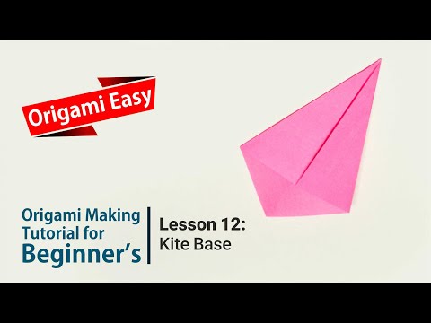Origami Basics Lesson 1 Folding mountains and valleys