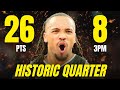 CARSEN EDWARDS BREAKS TWO EUROLEAGUE QUARTER RECORDS
