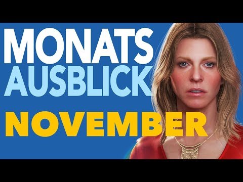 Im November kommen noch massig neue Spiele raus