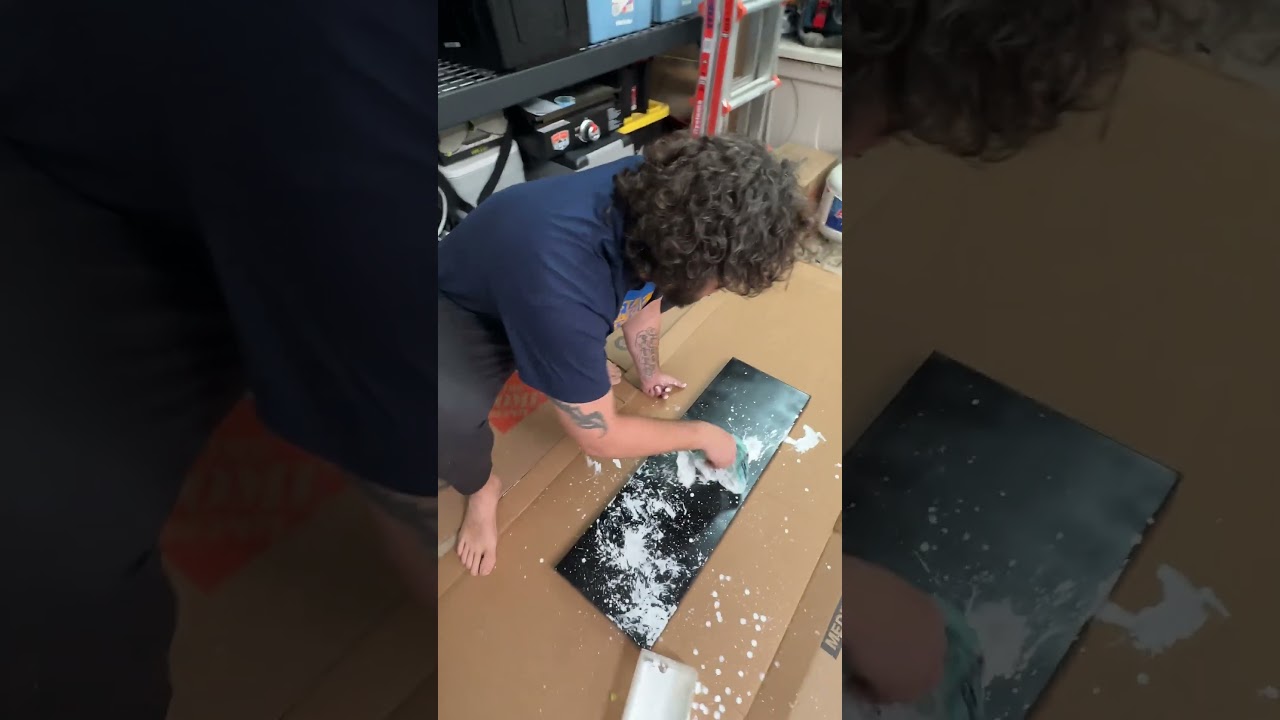 I RUINED HIS ART, AND IT WAS... Awesome??? #art #daynoart #painting