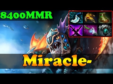 Dota 2 - Miracle- 8400 MMR Plays Slark Vol 21 - Ranked Match Gameplay!