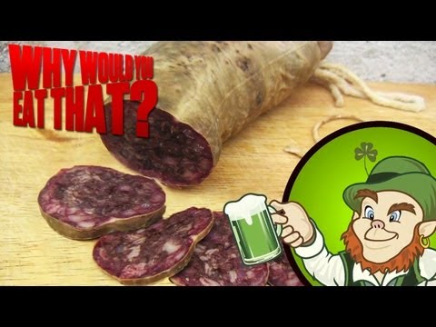 Blood-Stuffed Intestines aka Black Pudding - Why Would You Eat That?