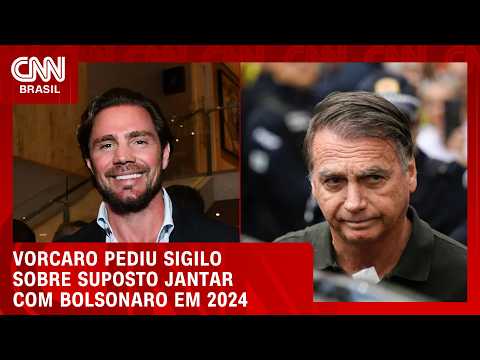 Vorcaro pediu sigilo sobre suposto jantar com Bolsonaro e Flávio em 2024 | CNN 360°
