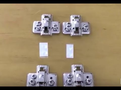 How to install IKEA Door hinges - FAST & EASY!