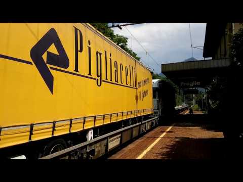 BLS CARGO CONNECTING EUROPE CON RoLa TRANSITA A PREGLIA. (VB) 25 - 6 - 2016