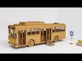 How To Make A Realistic Cardboard BUS DIY Moving Bus Model Craft At Home Step By Step