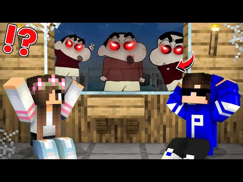 Escape Scary Shinchan in Minecraft Live