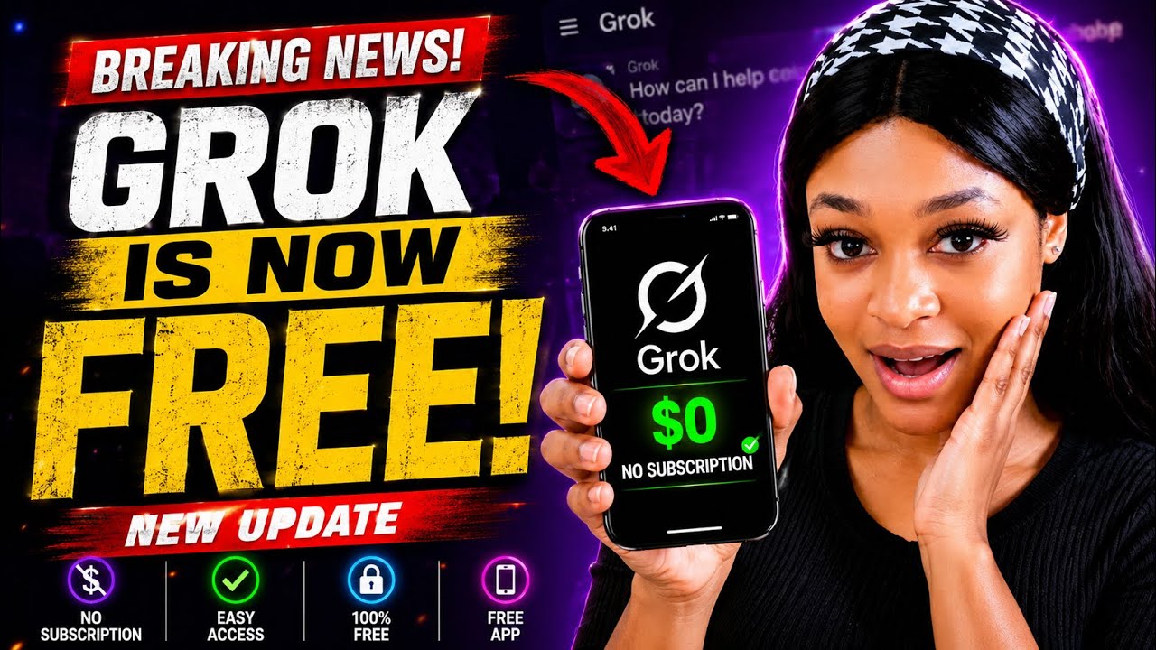 GROK IS NOW FREE! 🚀 New Update | No Subscription Needed | Use AI for FREE