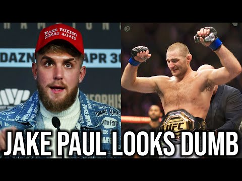 Jake Paul Embarrasses Himself Against Sean Strickland...