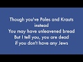 You Won't Succeed on Broadway (lyrics) - Monty Python's Spamalot