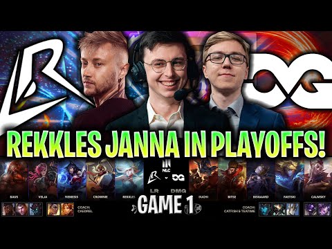 REKKLES JANNA IN PLAYOFFS! PERFECT GAME?😱 - LOS RATONES vs DMG GAME 1 NLC 2025 Winter Split PLAYOFFS