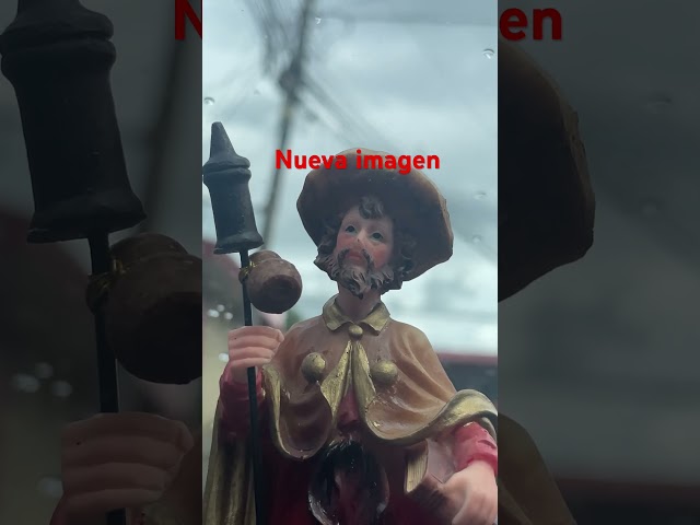Vídeo relacionado con Inmaculada Romero IR San Isidro Labrador Figura 20 cm. Resina con bueyes Detalle ángel patrón de los labradores