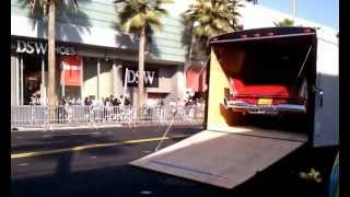 58 Plymouth Screen Used Stunt Car John Carpenter's Christine in her Trailers Plus LoadHauler Trailer