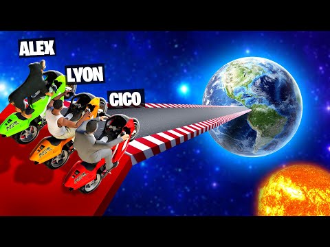 SCENDI LA RAMPA PIÙ ALTA DEL MONDO contro i Tuoi Amici su GTA5!!