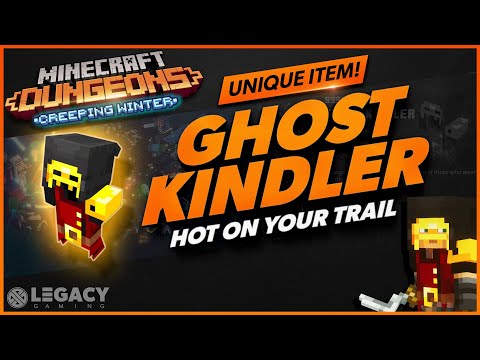Legacy Gaming - Minecraft Dungeons - GHOST KINDLER | Unique Item Guide | Creeping Winter DLC