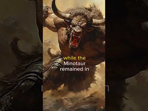 The Minotaur Explained. #shorts #mythology