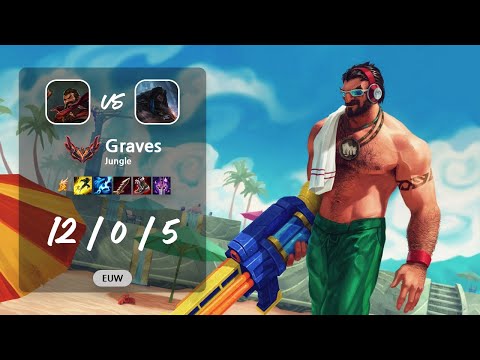 Graves Jungle vs Udyr - EUW GrandMaster Patch 13.10