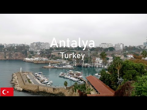 Antalya walking in Downtown - December 2022 |4K UHD|
