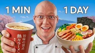 1 МИНУТА vs 1 ЧАС vs 1 ДЕНЬ РАМЭН