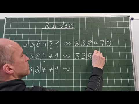 Runden großer Zahlen