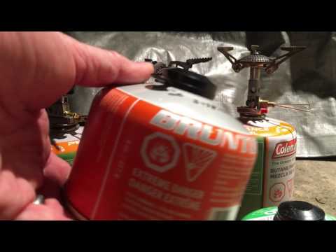 Coleman Canister Gas – Caution