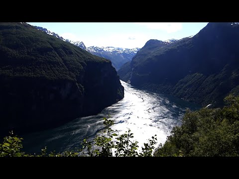 Kajak Trip through Geiranger Fjorden, Norway