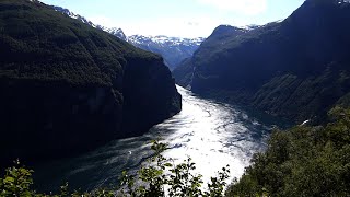 Kajak Trip through Geiranger Fjorden, Norway