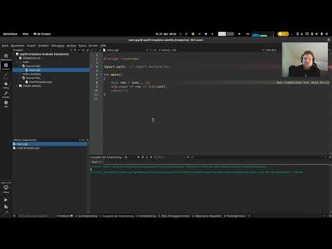 C++20 Module mit Templates