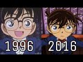 Detective Conan 1996 2016 Comparison Side By Side