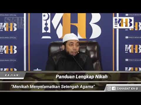 Menikah Menyelamatkan Setengah Agama!!! Ustadz Khalid Basalamah