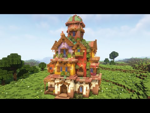 Minecraft | How to build a Terracotta Fantasy House