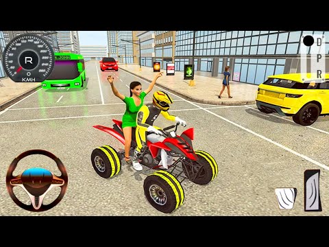 ATV Taxi Driving Game 2021 - Mountain Bike Driving Simulator  - Android GamePlay
