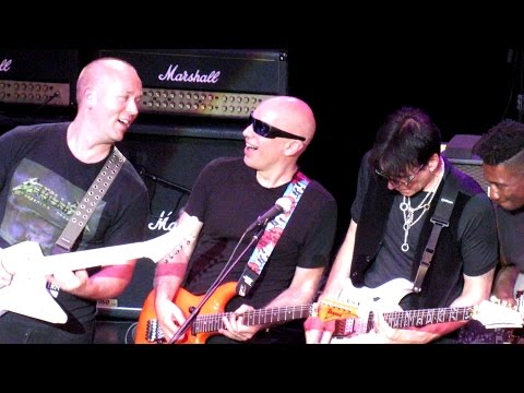 Joe Satriani, Steve Vai, Brendon Small, Tosin Abasil-Rockin' In The Free World G4 2015