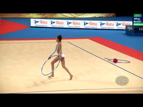 BLAZIC Andrijana (SRB) - 2018 Rhythmic Worlds, Sofia (BUL) - Qualifications Hoop
