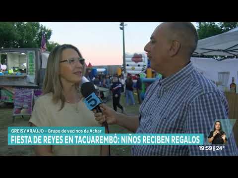 Los Reyes Magos en la localidad de Achar, en Tacuarembó.