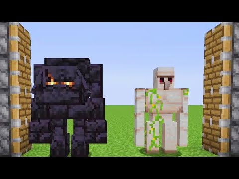 Blackstone Golem +Iron Golem= ??? / minecraft