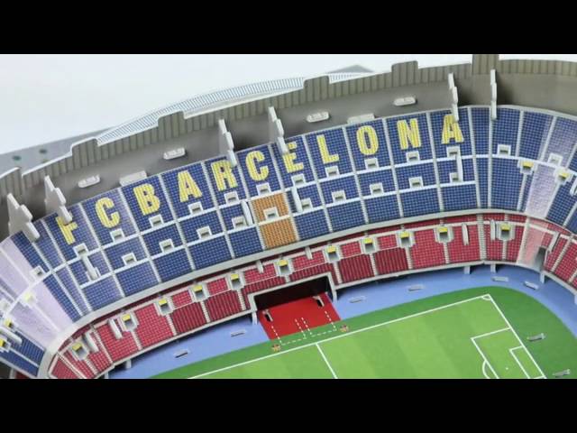 Vídeo relacionado con Sockers Banbo Toys Spotify Camp NOU (FCB) Estadio Puzzle 3D