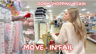WE THOUGHT MOVE-IN WAS DONE... WE WERE WRONG | Dorm Shopping | Family 5 Vlogs