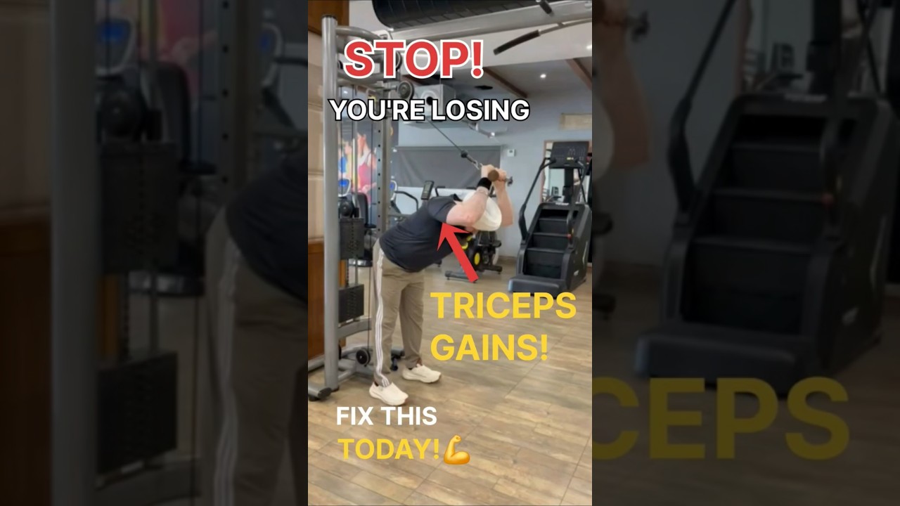 Grow Bigger Triceps FAST with This Move! 🔥 #gymmotivation #gymlife #fitnessshorts