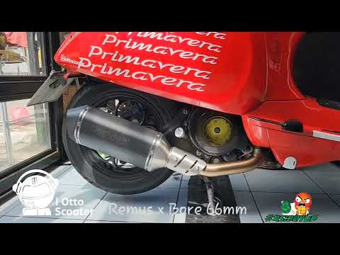 ฟังเสียงท่อไอเสีย รีมัส - Vespa 150 iget Remus