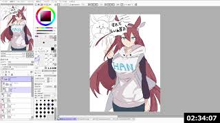 お絵描き　早朝の部
