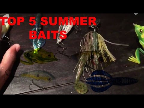 Top 5 Summer Baits For 2020 !!